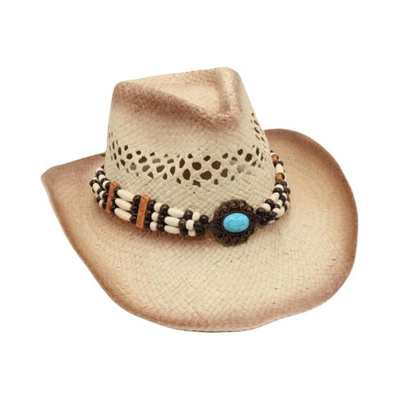 1411 Western Straw Cowboy Hat For Men And Women Beach Sun Hat Jazz Cap Outdoor main image 6